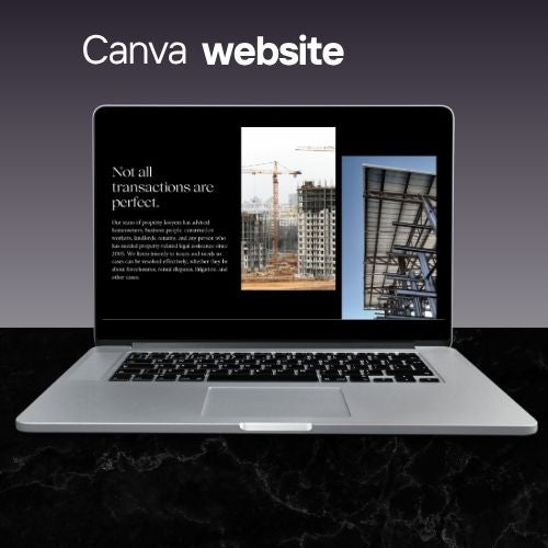 canva website template
